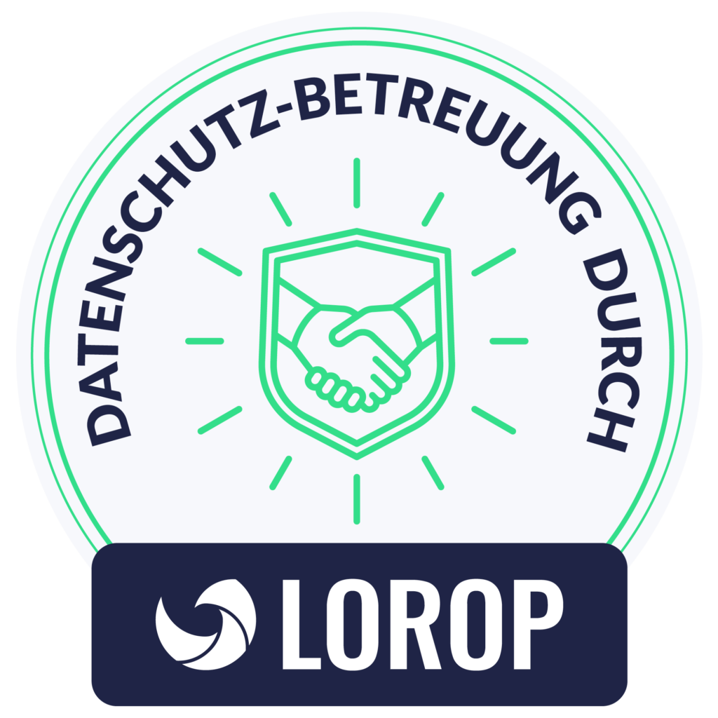 Siegel „Datenschutz-Betreuung durch LOROP“